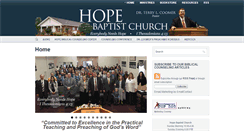 Desktop Screenshot of hopebaptistlittlerock.com